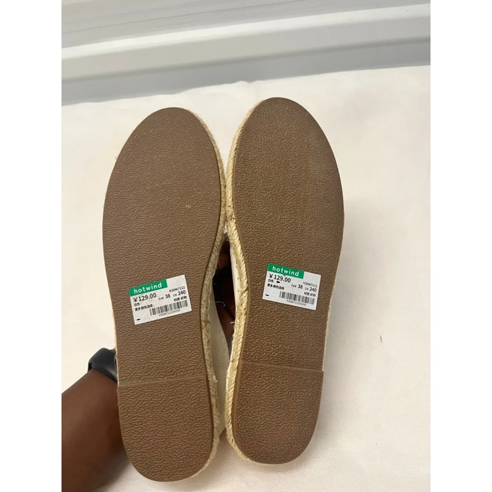 Hotwind Slip on Canvas Espadrille shoes Women size 38/7.5